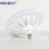 NEWDAYS brand's new cross-border E27 detachable lamp head fan lamp (with remote control) Crystal style outdoor courtyard energy-saving lighting remote control dimming waterproof and dustproof best-selling fan Specification image